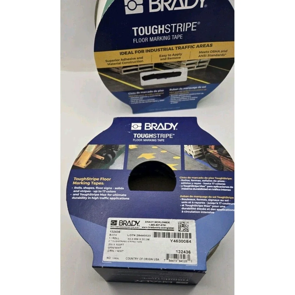 Brady Tape 132436 Toughstripe Floor Marking Tape 2
